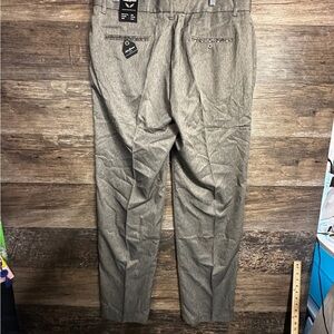 Saint Lorenzo Mens Taupe Gray Dress Pants Size 38 x 34